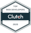 Badge for Top Web Developer Award from Clutch